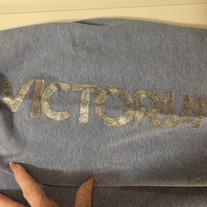 Victoria's Secret Blue Denim with Silver Logo